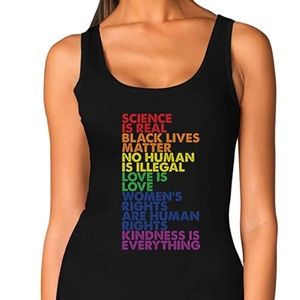 Black Lives Matter Love is Love Ladies Tank Top